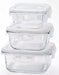 Aderia Japan Glass Food Storage Containers - 500ml, Set of 2-Kiichin - The #1 Place for Japanese Goods in Your Hand!