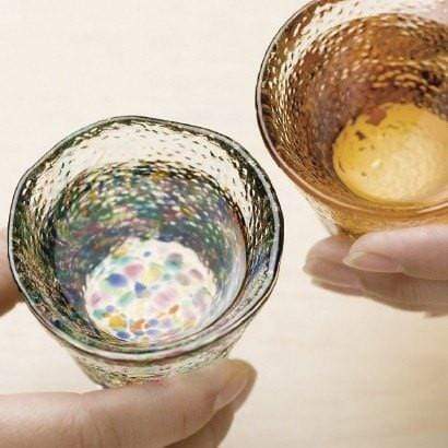 Aderia Hand-Blown Japan Sake Glass - 50ml Green Tsugaru Vidro-Kiichin - The #1 Place for Japanese Goods in Your Hand!