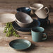 Aito Mino Ware Natural Color 6-Pc Tableware Set Navy Blue 567-503 Japan-Kiichin - The #1 Place for Japanese Goods in Your Hand!