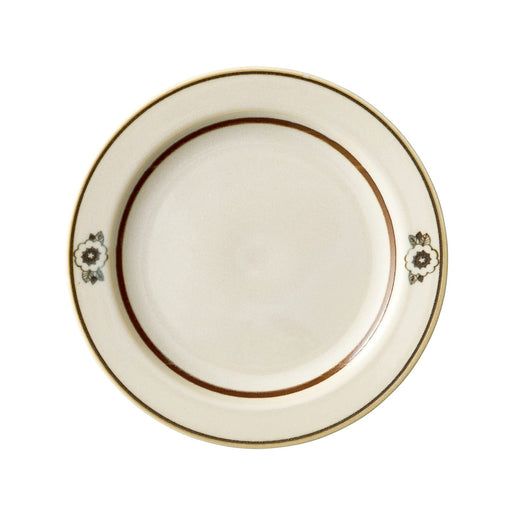 Aito Anyware Dish Plate M 20cm Brown Mino Ware 111047 Japan-Kiichin - The #1 Place for Japanese Goods in Your Hand!