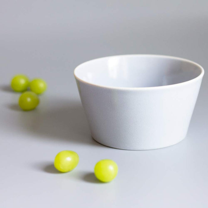 Aito Ciel Medium Bowl Microwave Pack 520136 14x7cm Light Gray Mino Ware Japan-Kiichin - The #1 Place for Japanese Goods in Your Hand!