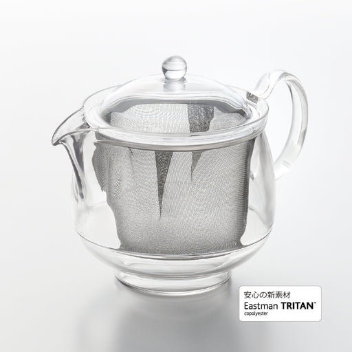 Akebono Sangyo Teapot 730ml Tritan Resin Clear Steel Mesh TW-3723 Japan-Kiichin - The #1 Place for Japanese Goods in Your Hand!