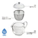 Akebono Sangyo Teapot 730ml Tritan Resin Clear Steel Mesh TW-3723 Japan-Kiichin - The #1 Place for Japanese Goods in Your Hand!