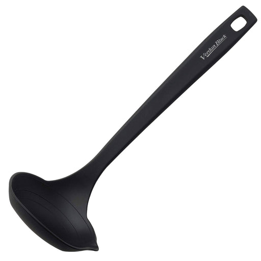 Shimomura Kougyou Antibac VB-206 Black Large Ladle Niigata Tsubame-Sanjo-Kiichin - The #1 Place for Japanese Goods in Your Hand!