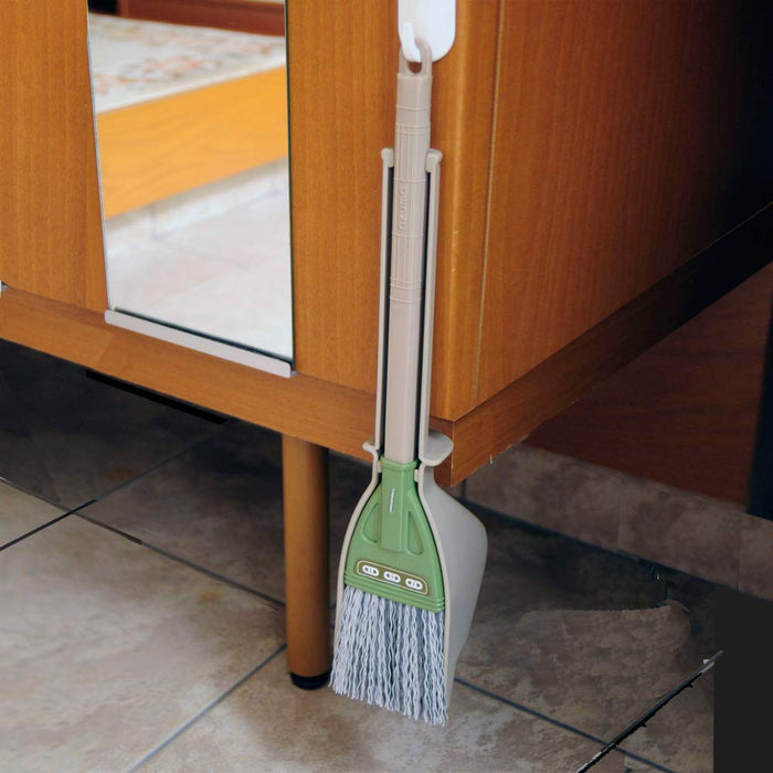 Azuma Industrial Dustpan Broom Set - 9cm Width, 43.5cm Length, Japan-Made-Kiichin - The #1 Place for Japanese Goods in Your Hand!