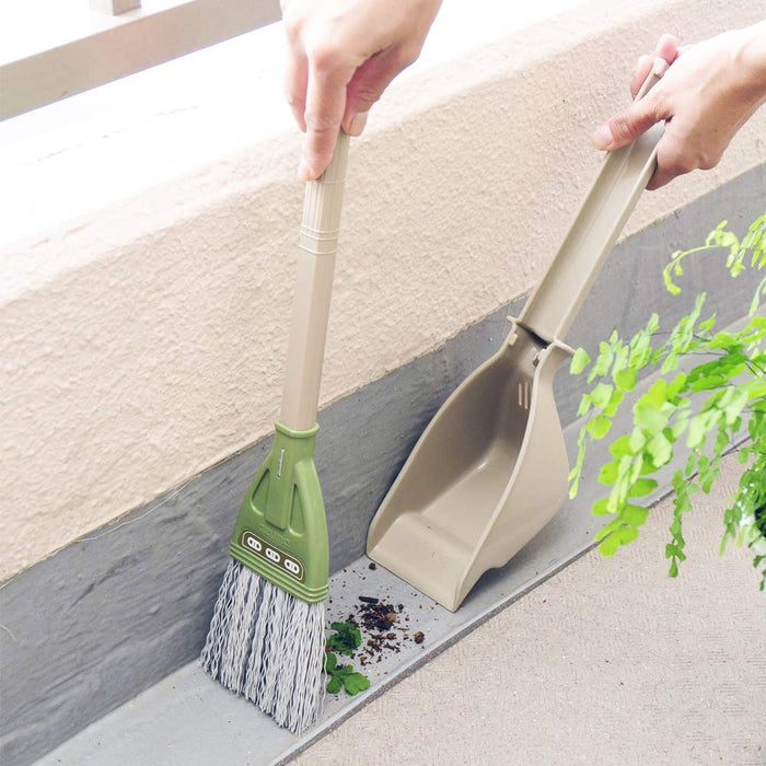 Azuma Industrial Dustpan Broom Set - 9cm Width, 43.5cm Length, Japan-Made-Kiichin - The #1 Place for Japanese Goods in Your Hand!