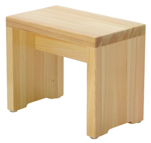 Daiwa Industry Japanese Hinoki Bath Chair - Mildew Resistant, Water Repellent, Large Size (30cm)-Kiichin - The #1 Place for Japanese Goods in Your Hand!