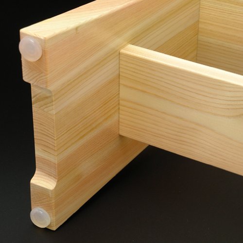 Daiwa Industry Japan Hinoki Wood Bath Chair 30Cm Deluxe, Mildew Resistant & Water Repellent-Kiichin - The #1 Place for Japanese Goods in Your Hand!