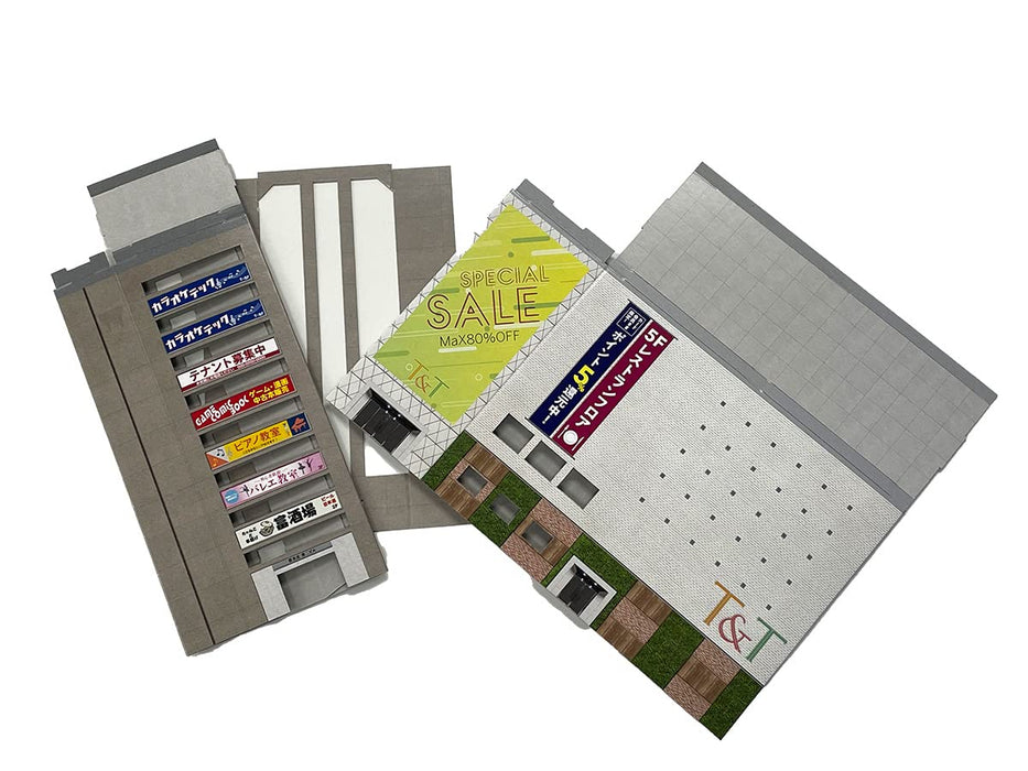 Tomytec Japan Eco-Lake C01 Multi-Tenant Building Diorama Kit-Kiichin - The #1 Place for Japanese Goods in Your Hand!
