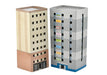 Tomytec Japan Eco-Lake Paper Structure C04 Tennant Building Diorama Supplies-Kiichin - The #1 Place for Japanese Goods in Your Hand!