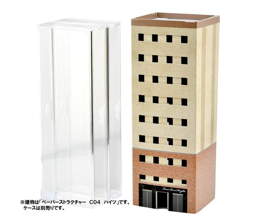 Tomytec Japan Eco-Lake Paper Structure C04 Tennant Building Diorama Supplies-Kiichin - The #1 Place for Japanese Goods in Your Hand!