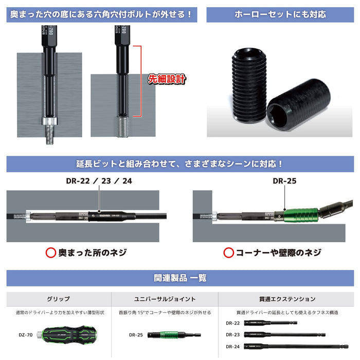 Engineer Nejisaurus Mogura Bit Cap Bolt Set 3.0mm DBZ-430-Kiichin - The #1 Place for Japanese Goods in Your Hand!