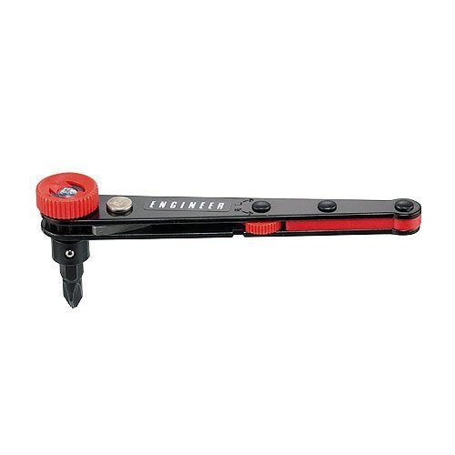 Engineer DR-05 Offset Ratchet +2/-6mm 40mm Black Tip-Kiichin - The #1 Place for Japanese Goods in Your Hand!
