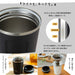 Iris Ohyama 0.35L Tumbler Water Bottle - Japanese Cafe Style, Heat/Cold Insulation, Black-Kiichin - The #1 Place for Japanese Goods in Your Hand!