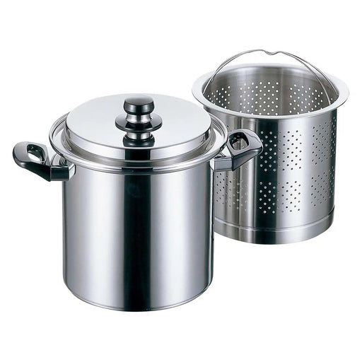 Fujinos Elec Master Light Stainless Steel Pasta Pot - Premium Quality Cookware-Kiichin - The #1 Place for Japanese Goods in Your Hand!