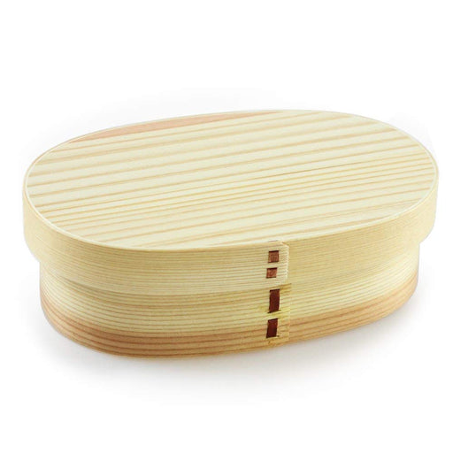 Eemon Of The Festival Medium Oval Bento Box | Authentic Japanese Finish | Fujishiro Kogei Magewappa-Kiichin - The #1 Place for Japanese Goods in Your Hand!