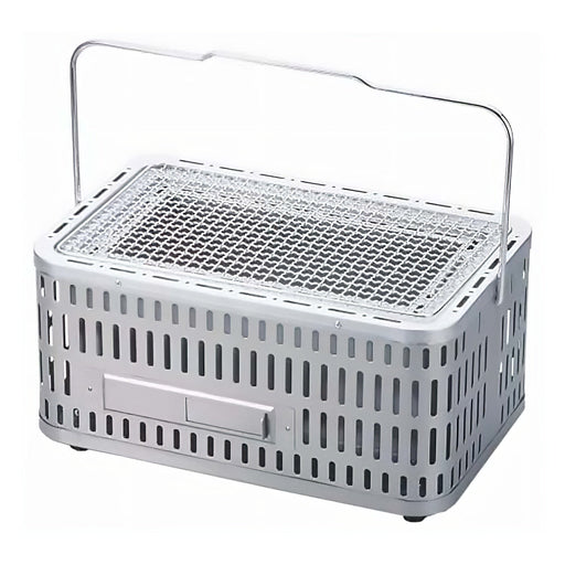 Green Life Steel Charcoal Konro Grill 39cm - The Ultimate Outdoor Cooking Experience-Kiichin - The #1 Place for Japanese Goods in Your Hand!