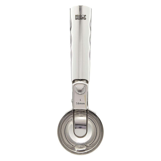 GS Stainless Steel One-Push Ice Cream Scoop - Large Size-Kiichin - The #1 Place for Japanese Goods in Your Hand!