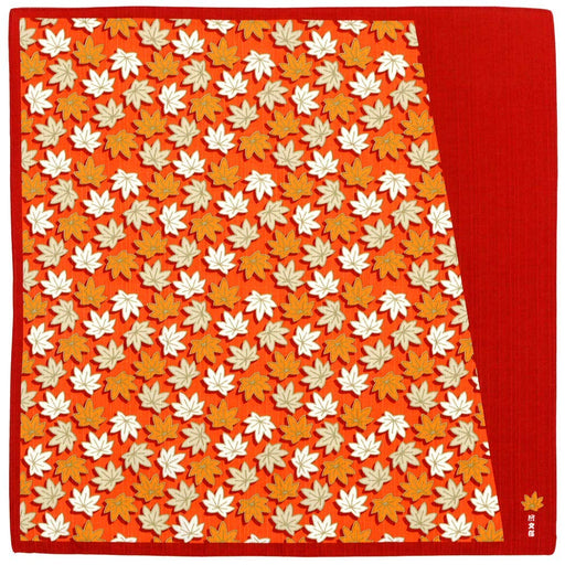 Hama Pattern Furoshiki 50Cm Haikara Momiji Red - Japanese Fabric-Kiichin - The #1 Place for Japanese Goods in Your Hand!