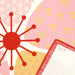 Sakura Red Japanese Cloth - Hama Pattern 50Cm-Kiichin - The #1 Place for Japanese Goods in Your Hand!