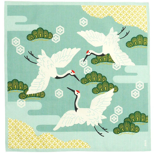 Japanese Kotobuki Cranes Dance Wrapping Cloth - 50cm-Kiichin - The #1 Place for Japanese Goods in Your Hand!
