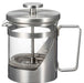 Hario 300ml Heat Resistant Coffee Press Stainless Steel THSV-2-HSV Hairline Silver-Kiichin - The #1 Place for Japanese Goods in Your Hand!