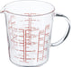 Hario Heat-Resistant Glass Measure Cup 500ml MJCW-50-R-BK-Kiichin - The #1 Place for Japanese Goods in Your Hand!