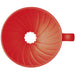 Hario V60 Ceramic Red Coffee Dripper - Japan - 1-4 Cups-Kiichin - The #1 Place for Japanese Goods in Your Hand!