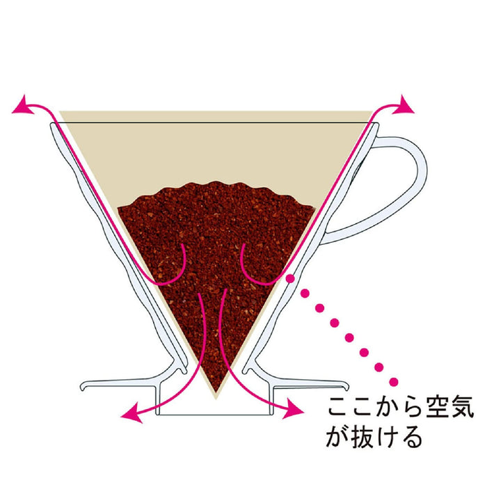 Hario V60 Glass Dripper 01 White Japan VDGR-01-W 1-2 Cups-Kiichin - The #1 Place for Japanese Goods in Your Hand!