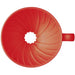 Hario V60 Ceramic Red Dripper 1-4 Cups VDCR-02-R Japan-Kiichin - The #1 Place for Japanese Goods in Your Hand!