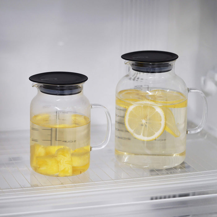 Hario 500ml Black Vinegar Storage Container - Made in Japan-Kiichin - The #1 Place for Japanese Goods in Your Hand!