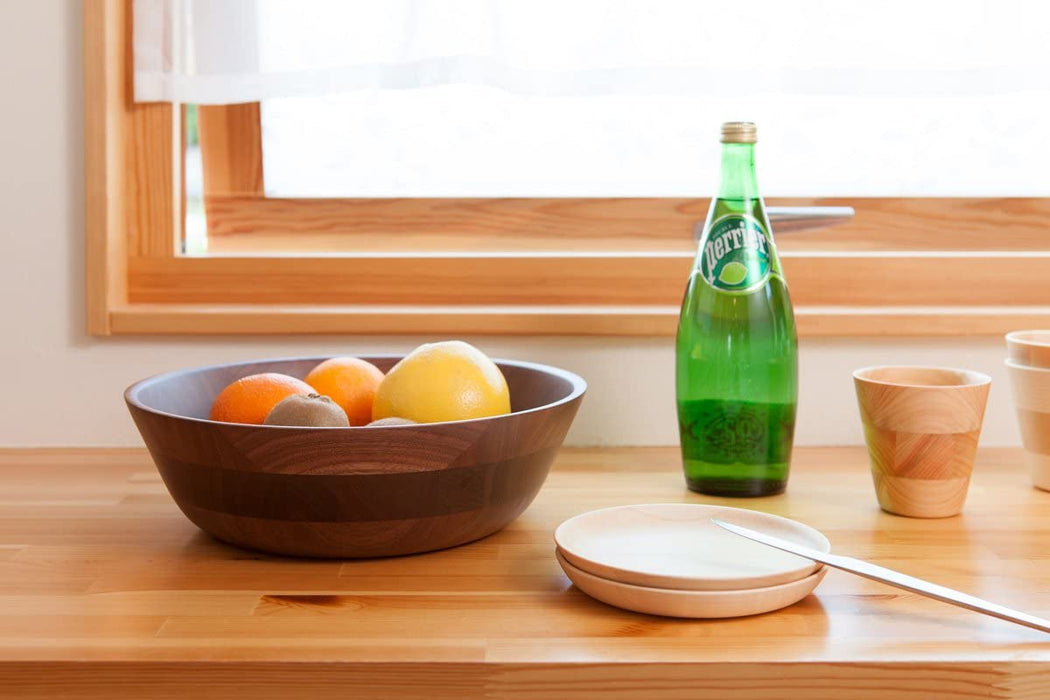 Hikiyose Wooden Soba Choko Cup - Premium Walnut Design-Kiichin - The #1 Place for Japanese Goods in Your Hand!