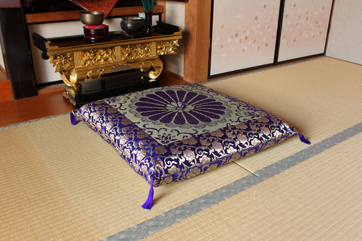 Ikehiko Corp Japanese Buddhist Altar Reversible Gozenzabuton 68X70Cm-Kiichin - The #1 Place for Japanese Goods in Your Hand!