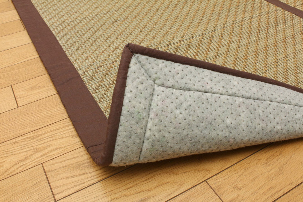 Ikehiko Rush Rug Carpet 2 Tatami - 200X200Cm - Made In Japan-Kiichin - The #1 Place for Japanese Goods in Your Hand!