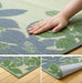 Ikehiko Corp Rush Rug Room Mat Japan Tatami Leaf Green 90X130Cm #8432200-Kiichin - The #1 Place for Japanese Goods in Your Hand!