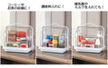 Inomata Chemical Resin Spice Rack Table - Japan, 25.4x19.4x24.3cm-Kiichin - The #1 Place for Japanese Goods in Your Hand!
