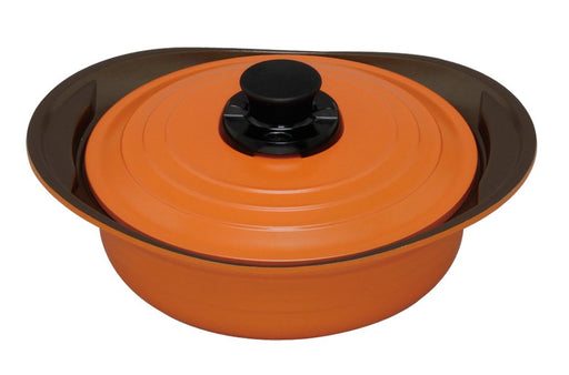 Iris Ohyama 24cm IH Gas Compatible Ceramic Coated Pot - Japan-Kiichin - The #1 Place for Japanese Goods in Your Hand!