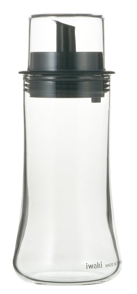 Iwaki Japan Kt5032-Bko Glass Seasoning Container Oil Bottle Black 160Ml-Kiichin - The #1 Place for Japanese Goods in Your Hand!