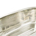 Kai DZ1140 Silver Washing Tub Oval Type w/High Rubber Legs-Kiichin - The #1 Place for Japanese Goods in Your Hand!