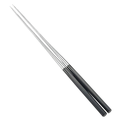 Kanaguchi Stainless Steel Hex Serving Chopsticks 15cm-Kiichin - The #1 Place for Japanese Goods in Your Hand!