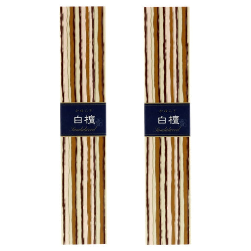 Nippon Kodo 40Pc Kayuragi Sandalwood Incense + 2Pc Holder-Kiichin - The #1 Place for Japanese Goods in Your Hand!