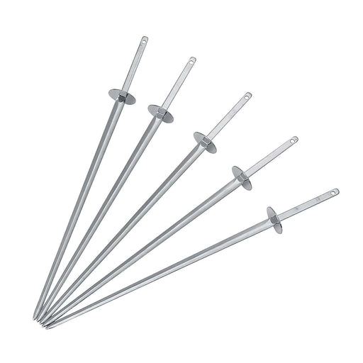 Kinka Stainless Steel Flange Head Metal Skewer - Durable and Versatile Cooking Tool-Kiichin - The #1 Place for Japanese Goods in Your Hand!