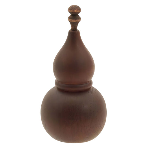 La Luz Large Brown Wooden Gourd Shichimi Cruet-Kiichin - The #1 Place for Japanese Goods in Your Hand!