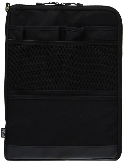 Lihit Lab Japan A4 Black Vertical Bag Insert A7683-24-Kiichin - The #1 Place for Japanese Goods in Your Hand!