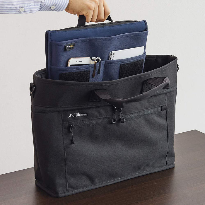 Lihit Lab Olive Cordura Flat Pouch M A7767-22-Kiichin - The #1 Place for Japanese Goods in Your Hand!