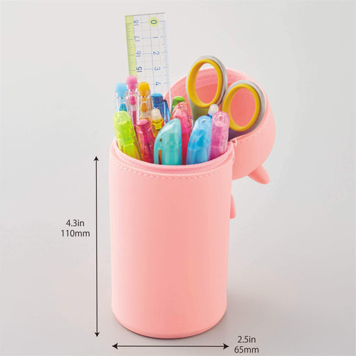 Lihit Lab A7714-1 Big Punilab Bear Stand Pen Case - High-Quality Japanese Priority-Kiichin - The #1 Place for Japanese Goods in Your Hand!