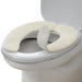 Sanko Mitsuba 9mm Ivory Suction Washable Fluffy Toilet Seat Cover - Made in Japan-Kiichin - The #1 Place for Japanese Goods in Your Hand!