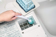 Mameita Japanese Washing Machine Filter Brush - White Blue 4X4X24Cm-Kiichin - The #1 Place for Japanese Goods in Your Hand!