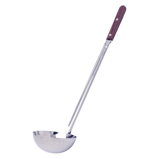 Marutama Stainless Steel Long Ladle - 144ml Wooden Handle-Kiichin - The #1 Place for Japanese Goods in Your Hand!