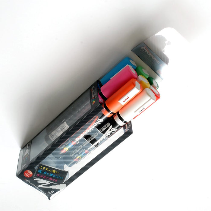 Mitsubishi Pencil Japan Water Pen - Posca 8 Colors Medium Point Pce2005M8C-Kiichin - The #1 Place for Japanese Goods in Your Hand!